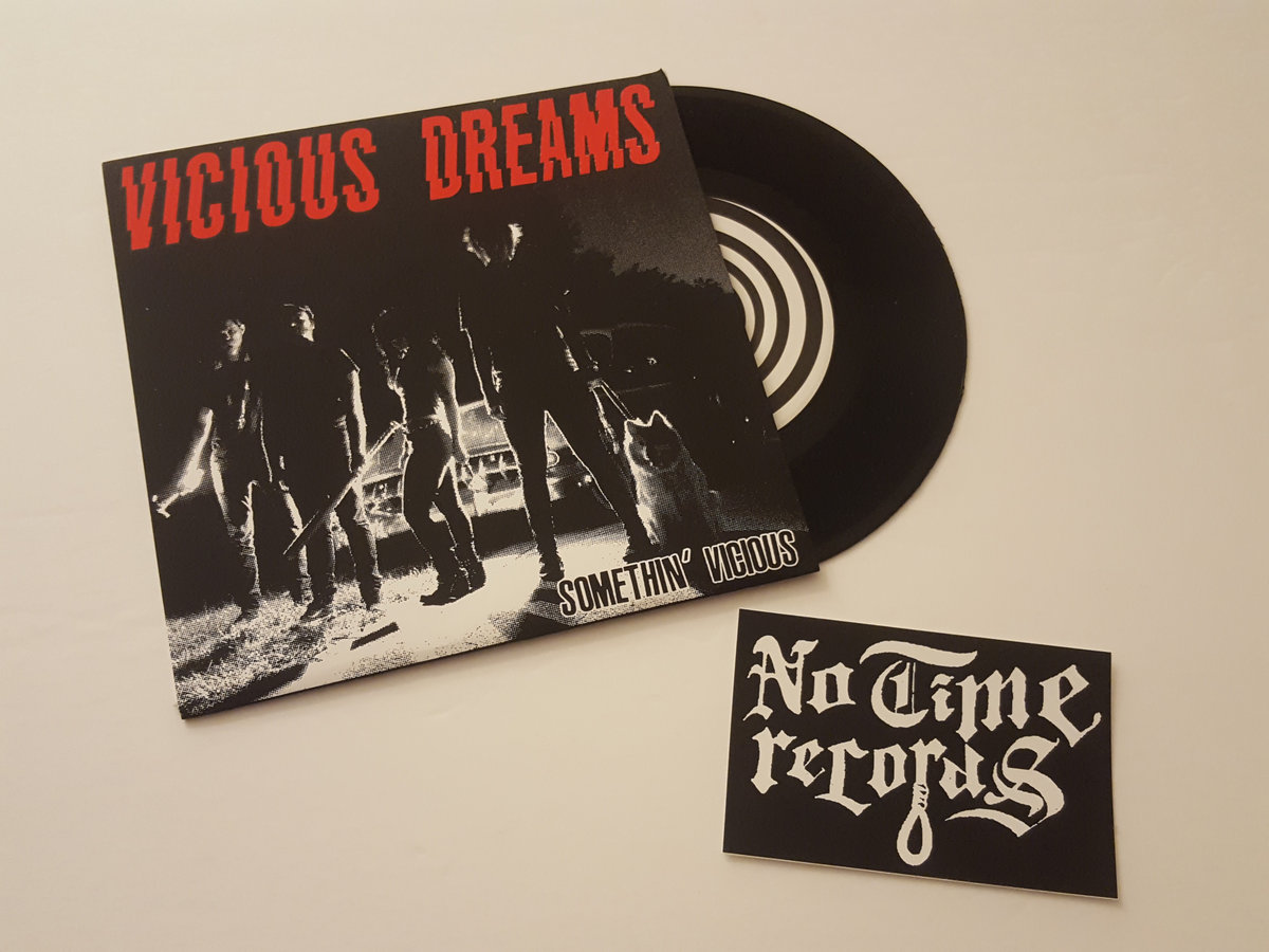 Vicious Dreams - Somthin' Vicious 7" - Click Image to Close