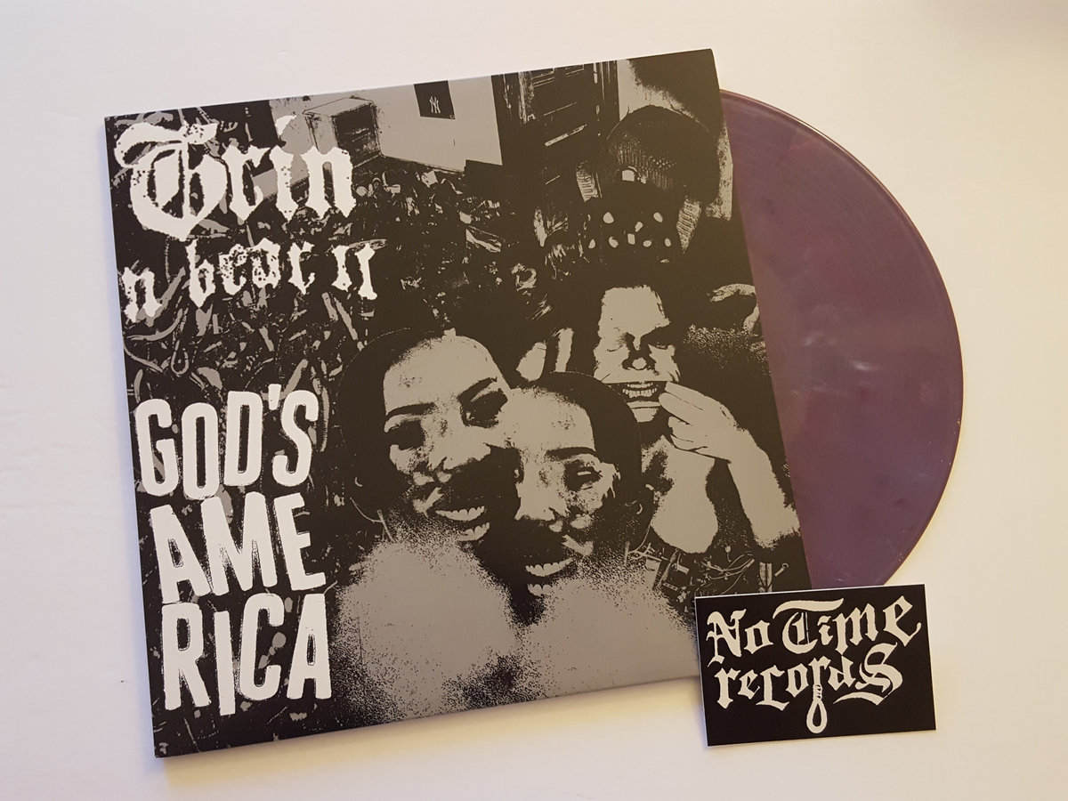 Grin and Bear It / God's America - Split 12" - Click Image to Close