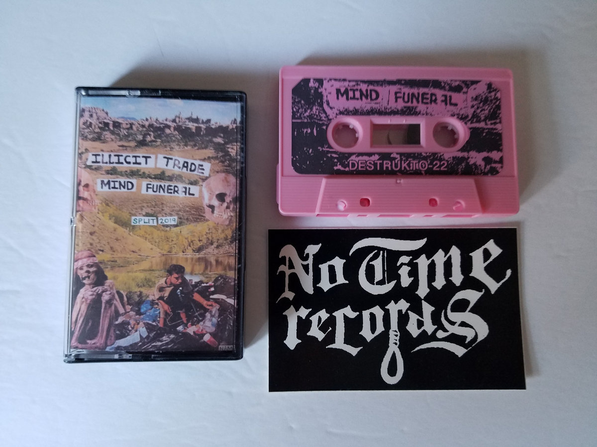 Mind Funeral / Illicit Trade - Split Cassette
