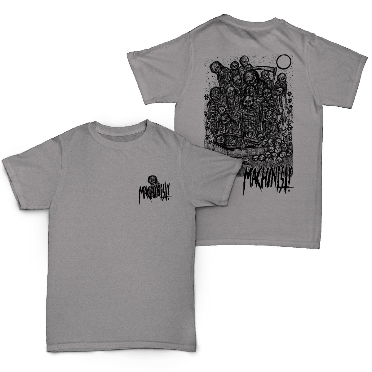 Machinist! - Skeleton Party T-Shirt - SMALL