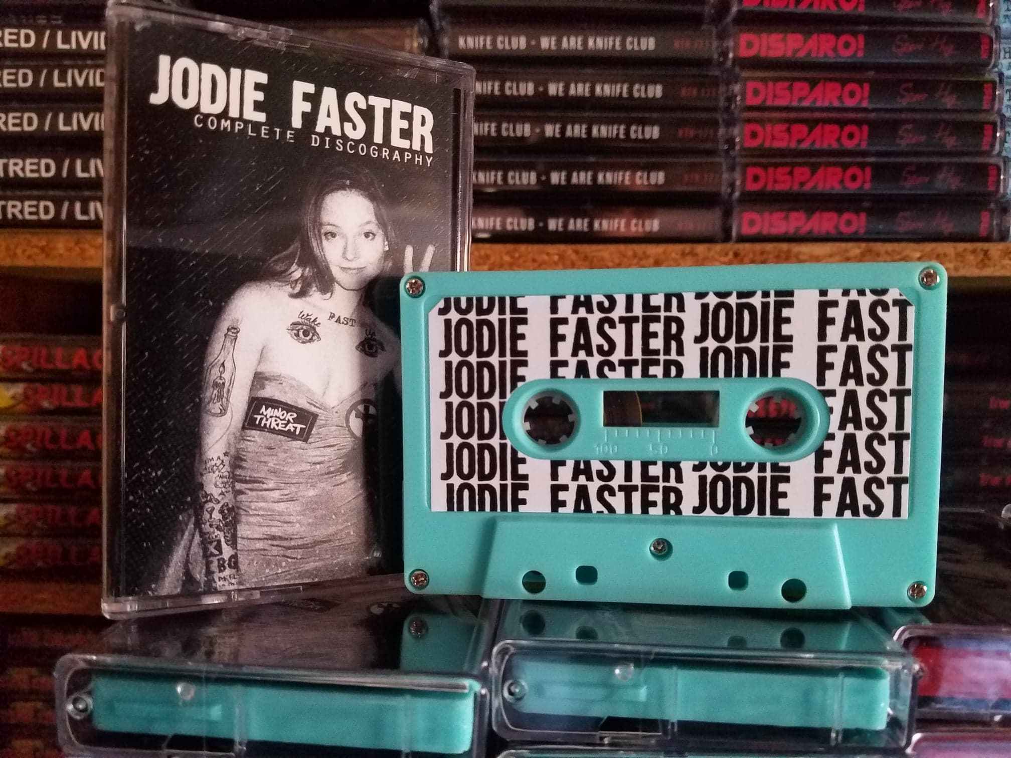 Jodie Faster - COMPLETE DISCOGRAPHY Cassette - Blue