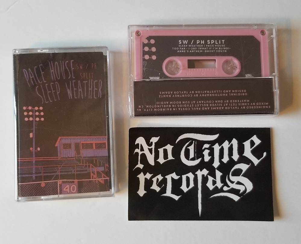 Sleep Weather / Pace House - Split Cassette - Pink