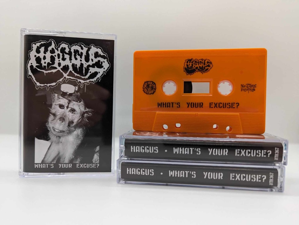 Haggus - What's Your Excuse? Cassette [ORANGE] - Click Image to Close
