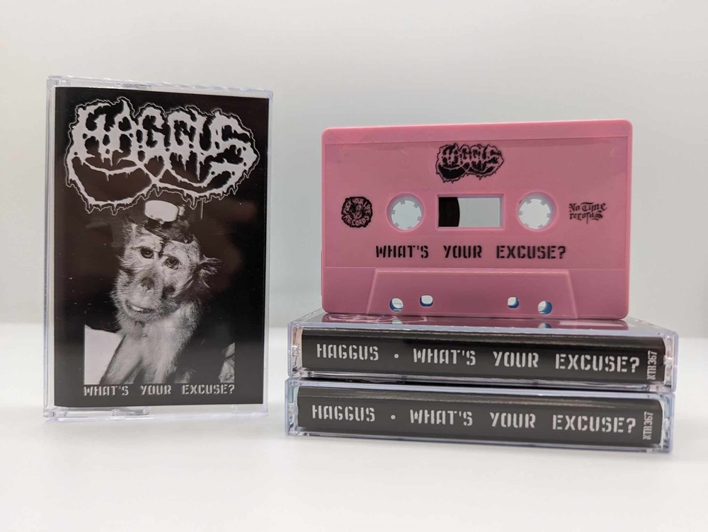 Haggus - What's Your Excuse? Cassette [PINK/BLUE]