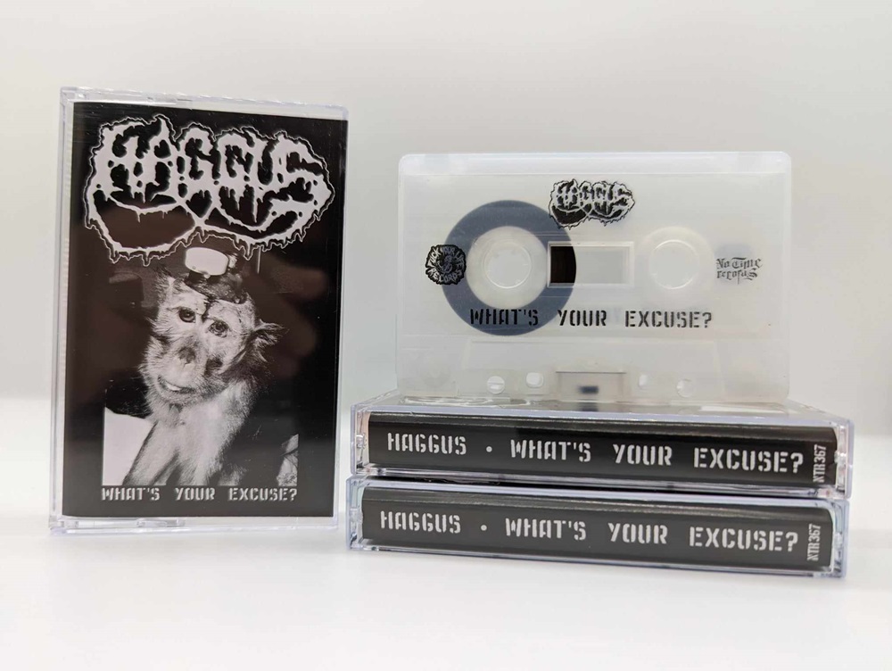 Haggus - What's Your Excuse? Cassette [CLEAR] - Click Image to Close