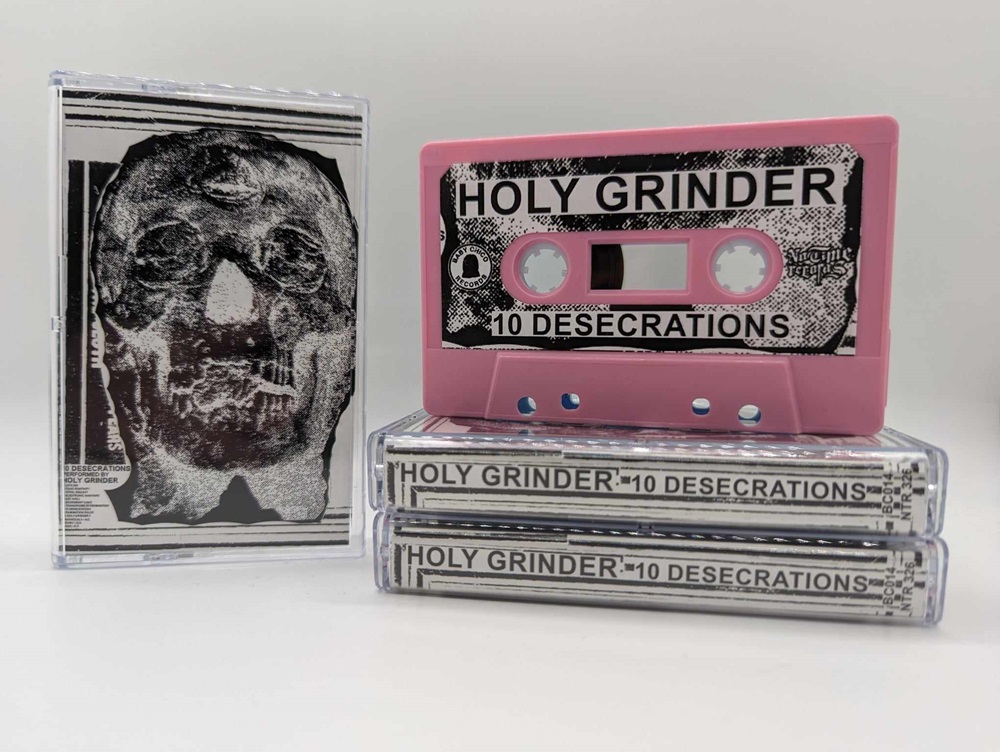 HOLY GRINDER - 10 DESECRATIONS Cassette [TRANS] - Click Image to Close