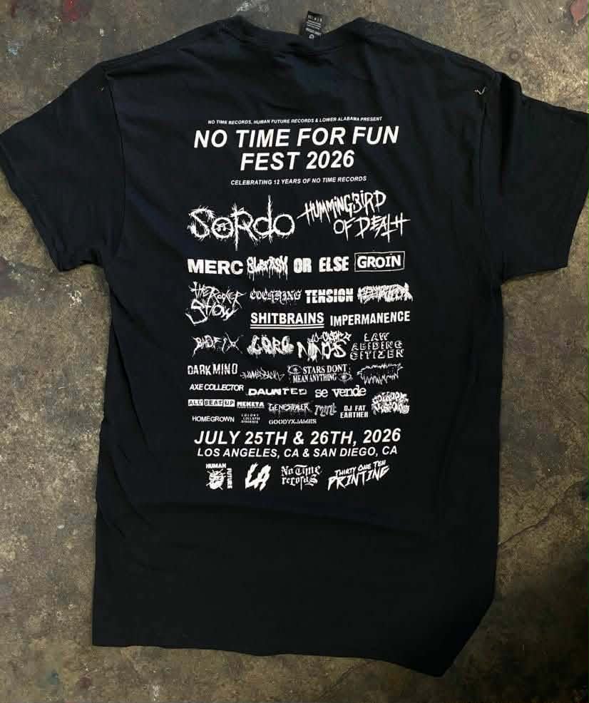 NO TIME FOR FUN FEST 2026 SHIRT - MEDIUM NO TIME FOR FUN FEST 2026 SHIRT - MEDIUM