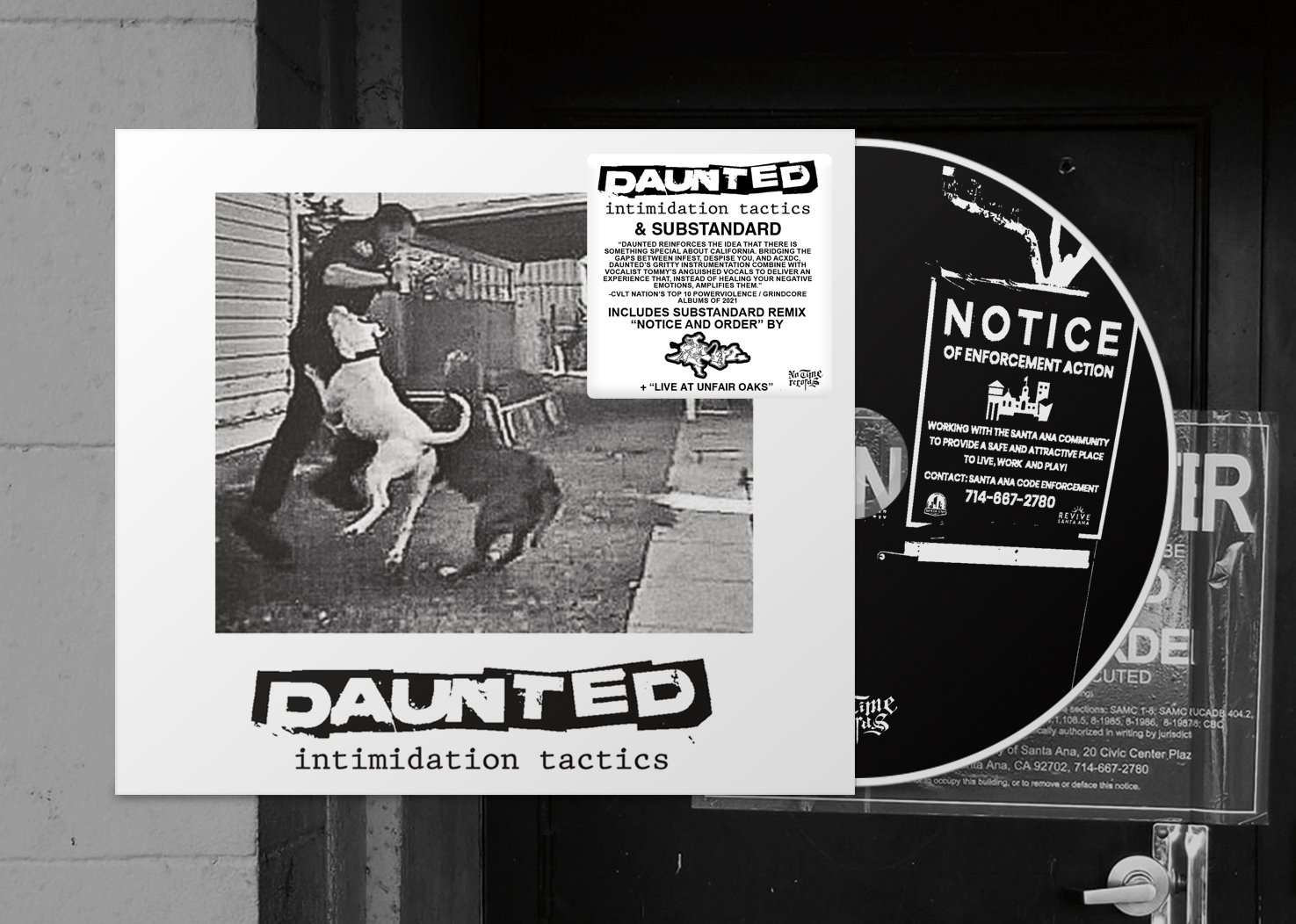 Daunted - Intimidation Tactics / Substandard Vinyl CD