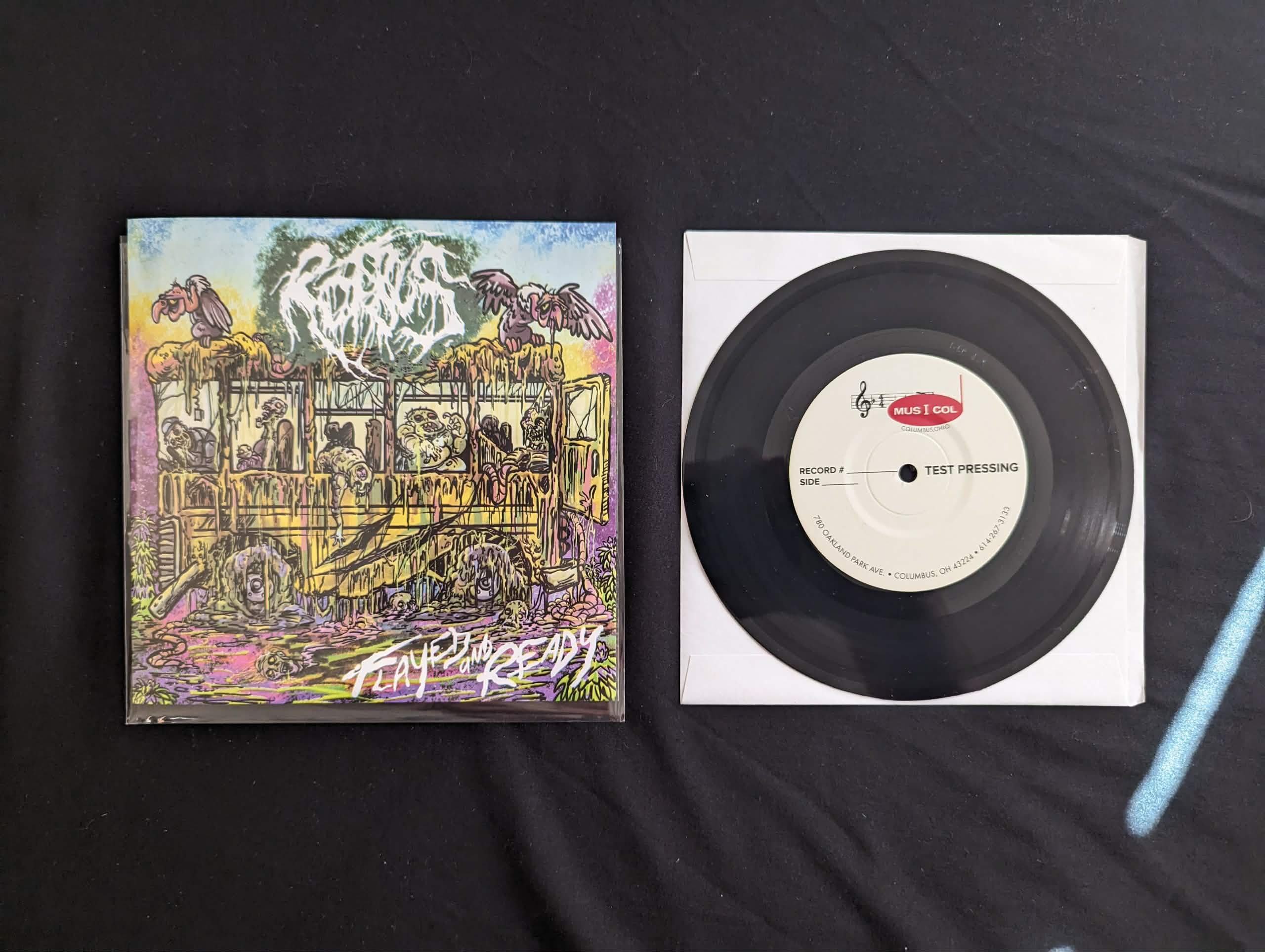 ROTBUS - Flayed and Ready 7" [TEST PRESS]