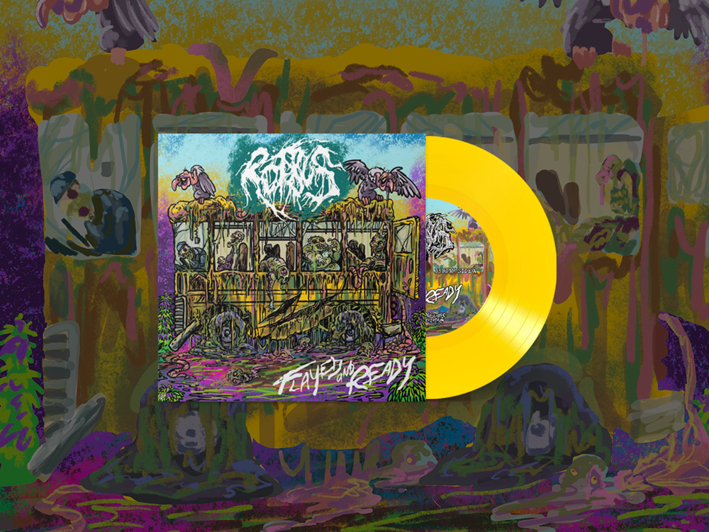 ROTBUS - Flayed and Ready 7" [YELLOW]