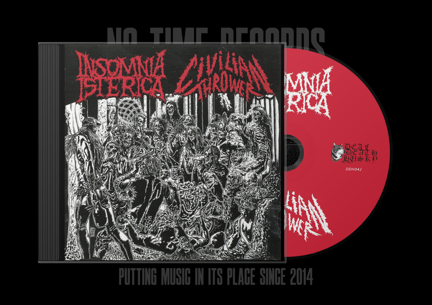Insomnia Isterica / Civilian Thrower – Split CD