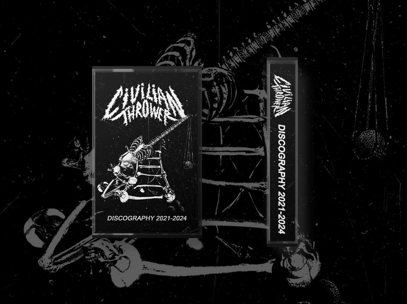 Civilian Thrower - Discography 2021-2024 Cassette
