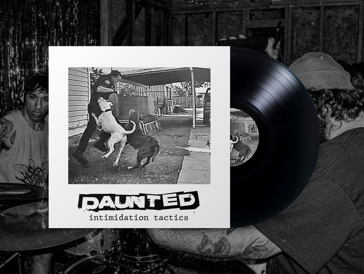 Daunted - Intimidation Tactics / Substandard Vinyl 12" [BLACK]