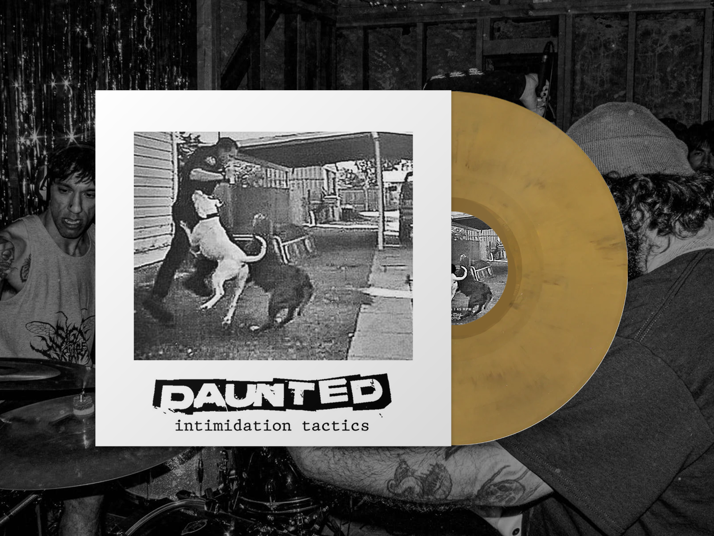 Daunted - Intimidation Tactics / Substandard Vinyl 12" [GOLD]