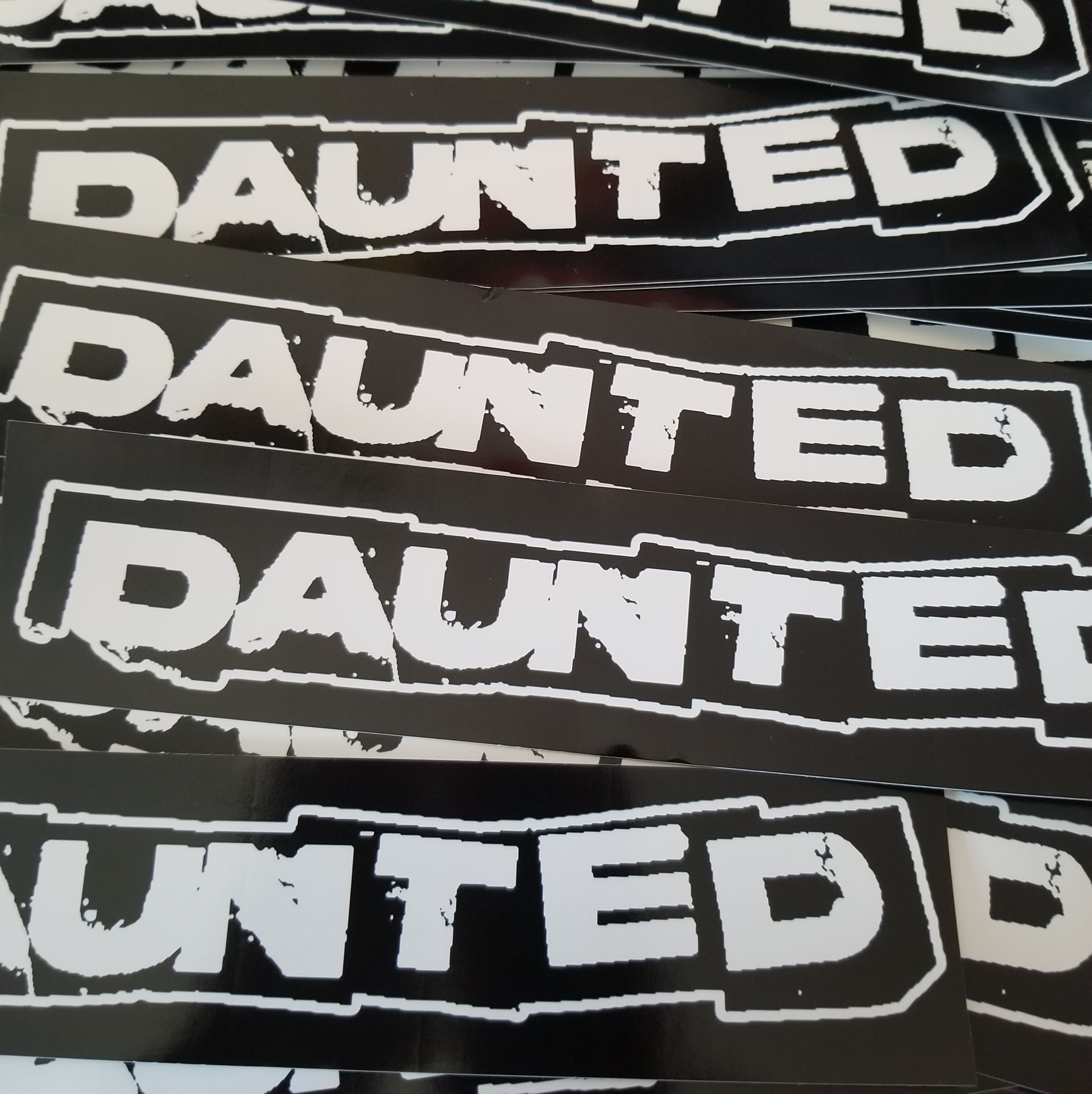 Daunted - Logo Stickers (2)