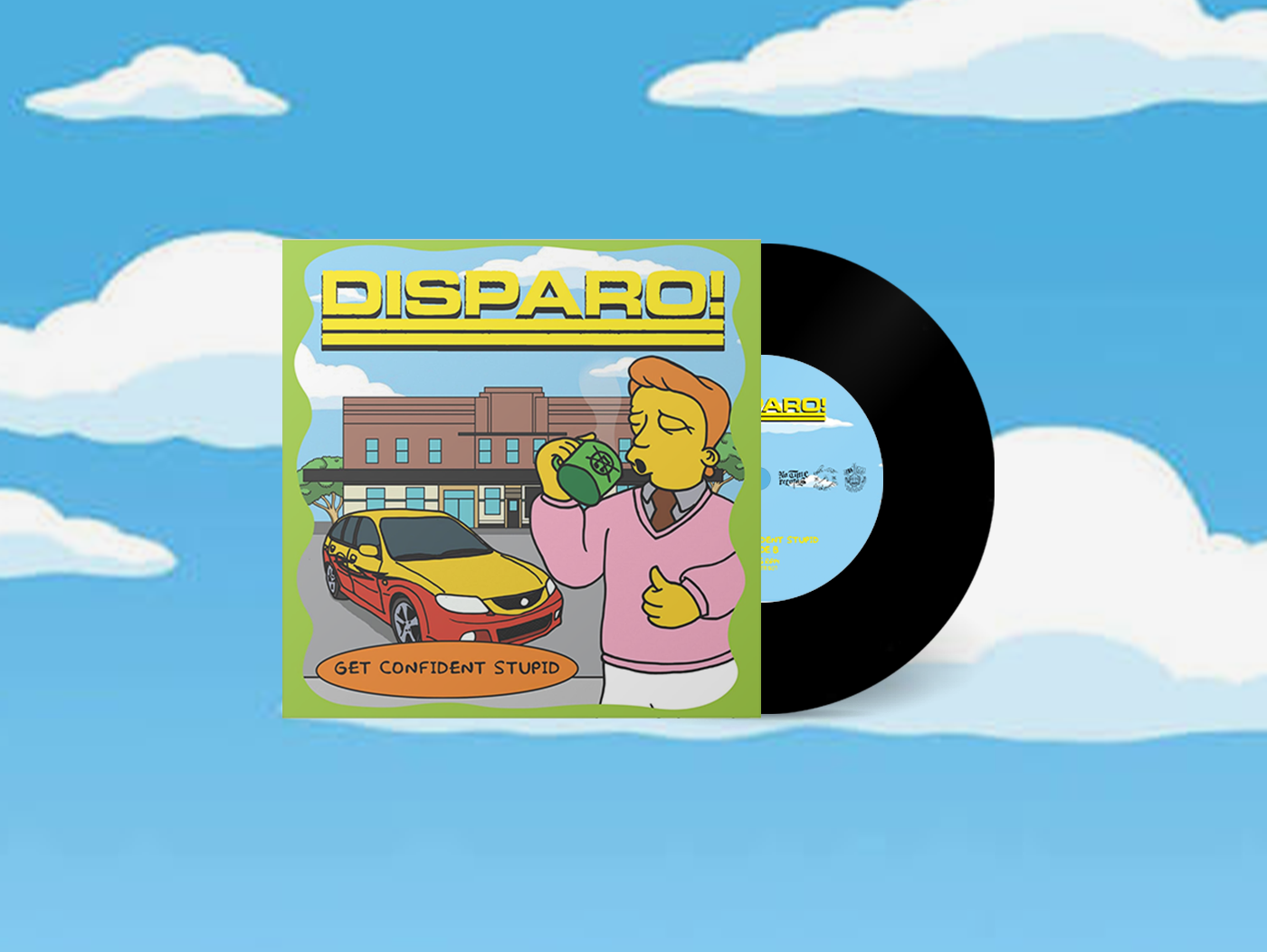 Disparo! - Get Confident Stupid 7" [BLACK]