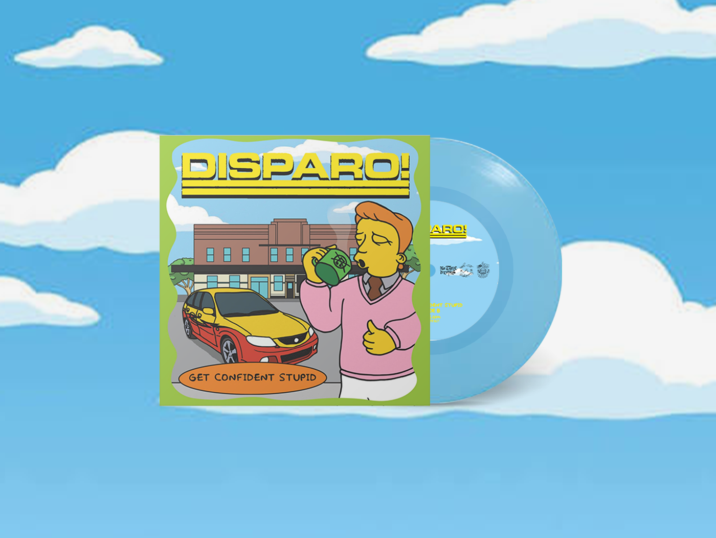 Disparo! - Get Confident Stupid 7" [BLUE]