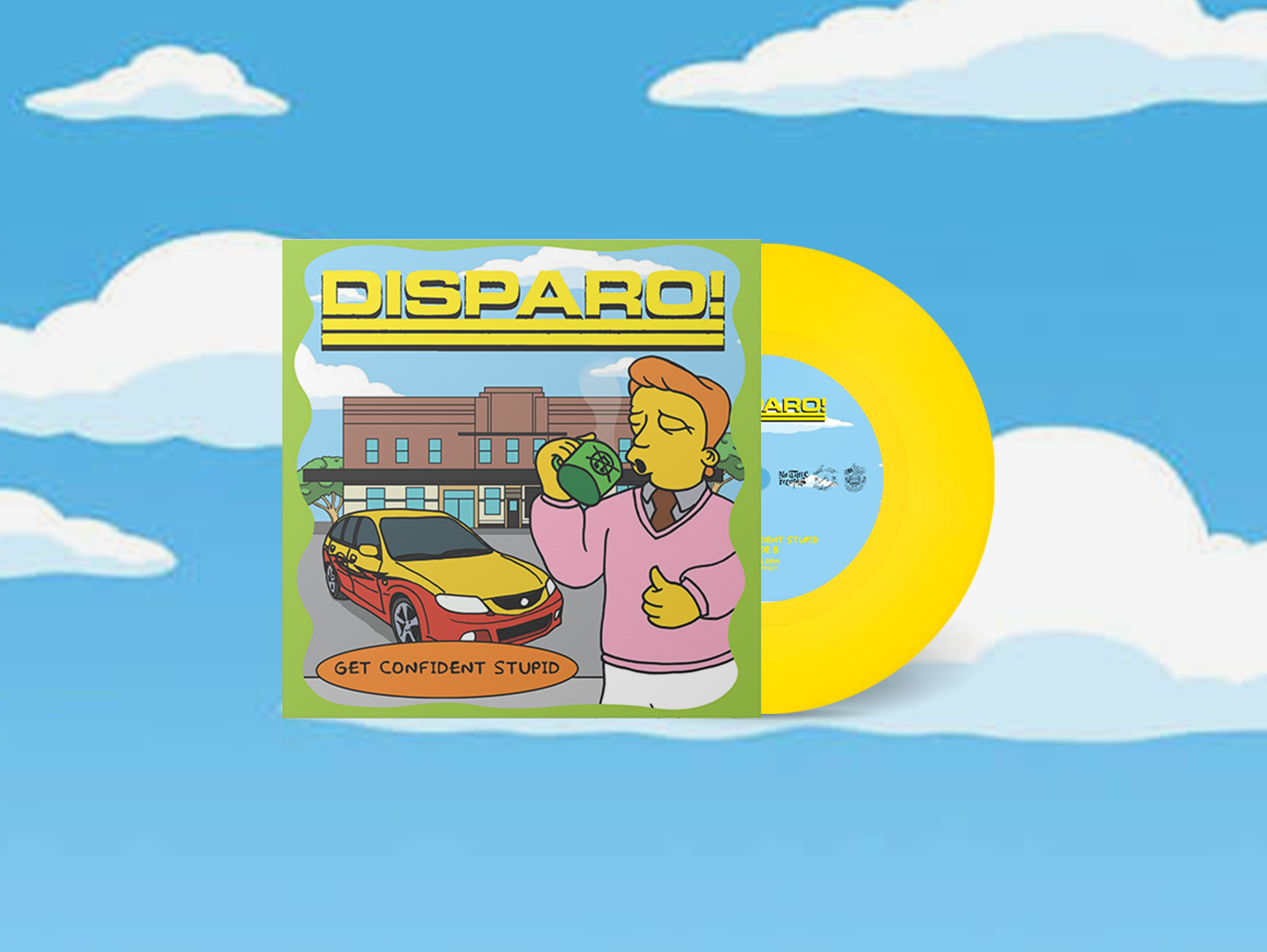 Disparo! - Get Confident Stupid 7" [YELLOW]
