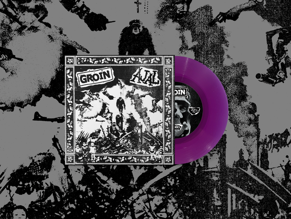 Groin / AJAL - Split 7" [PURPLE]