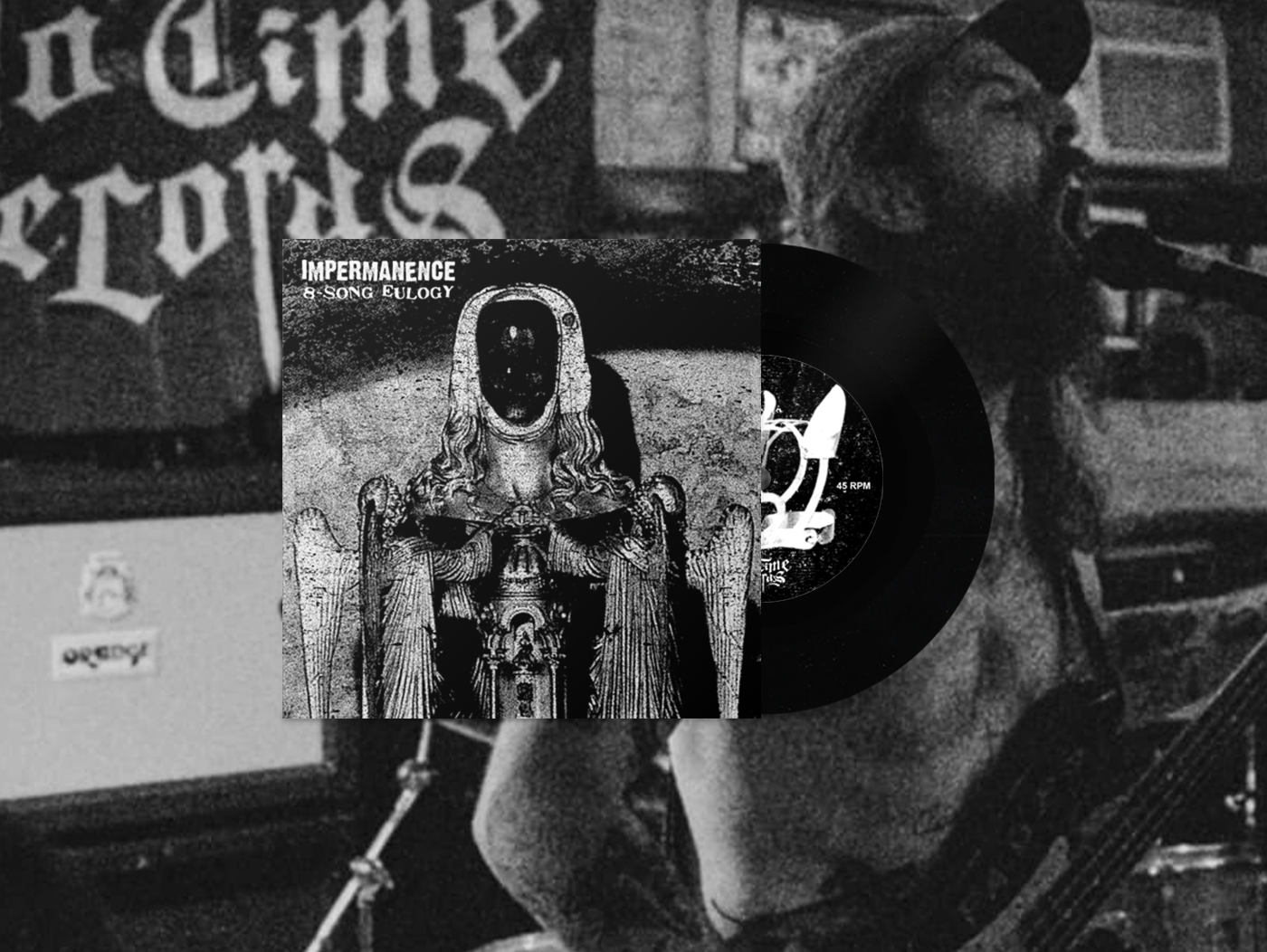 IMPERMANENCE - 8-SONG EULOGY 7" [BLACK]