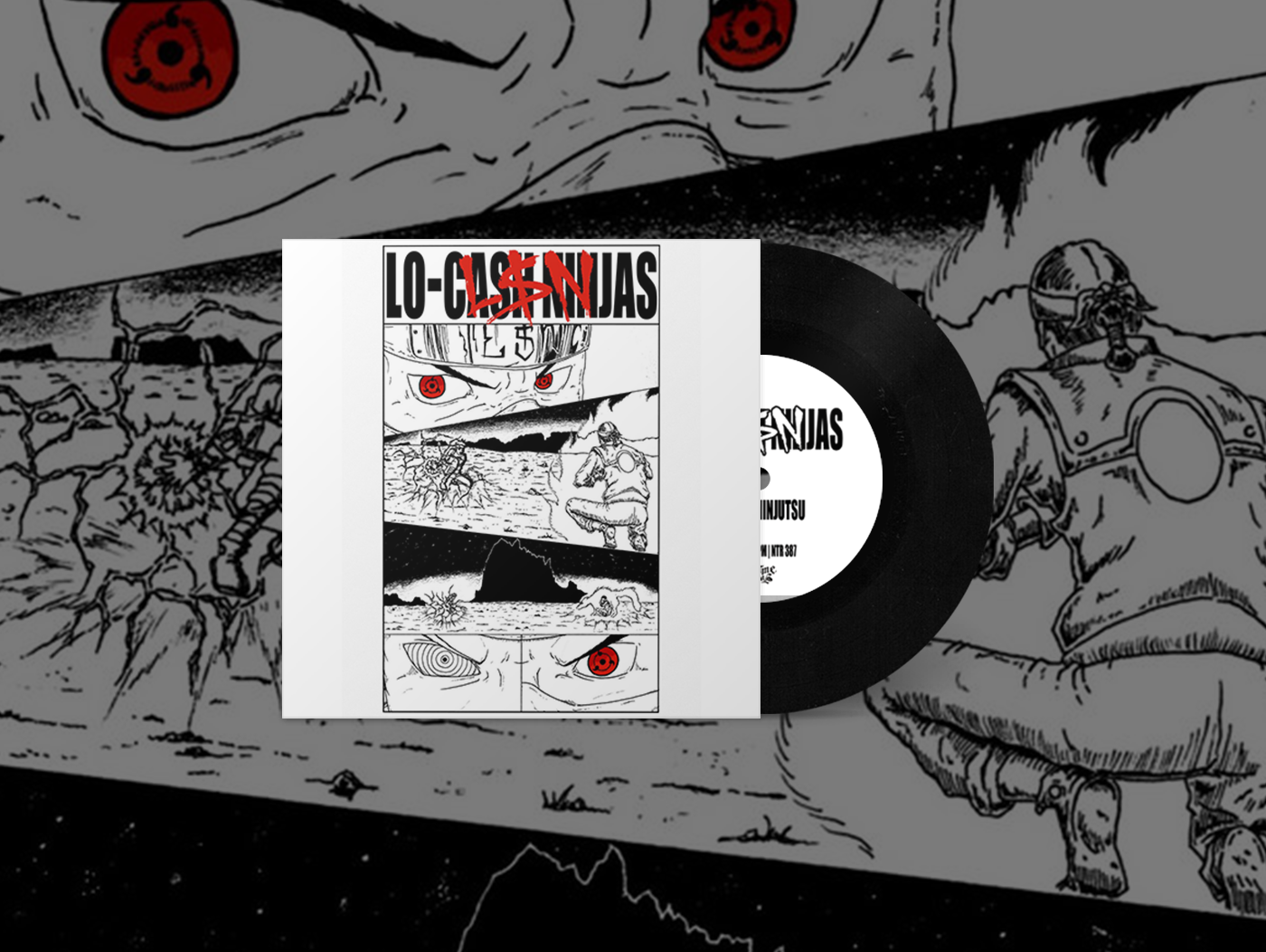 Lo-Cash Ninjas - Lo Cash Ninjutsu 7" [BLACK] - Click Image to Close