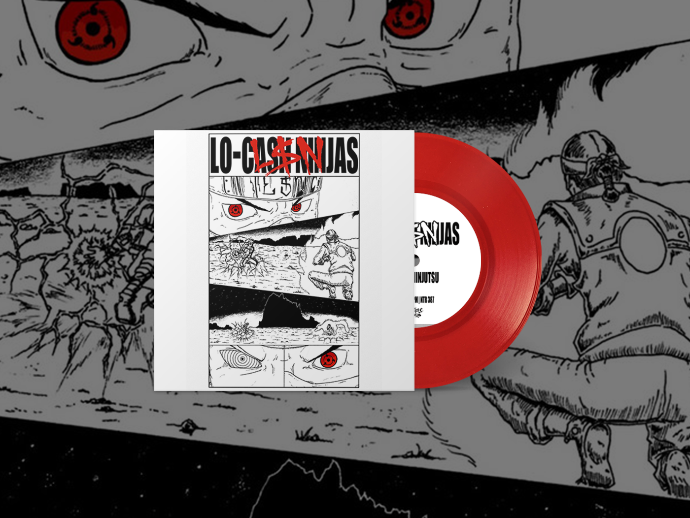 Lo-Cash Ninjas - Lo Cash Ninjutsu 7" [RED]