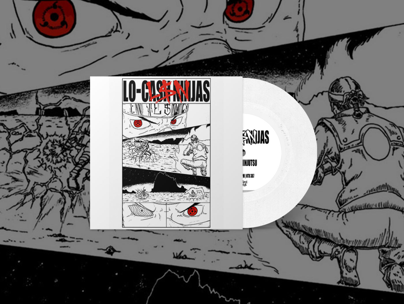 Lo-Cash Ninjas - Lo Cash Ninjutsu 7" [WHITE] - Click Image to Close