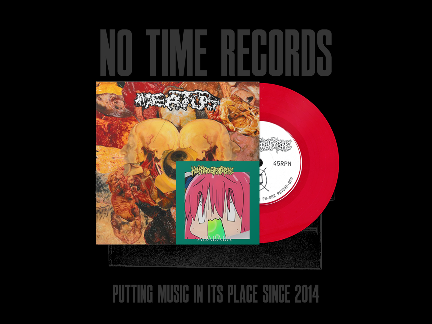 Meatus / Houkago Grind Time - Split 7"
