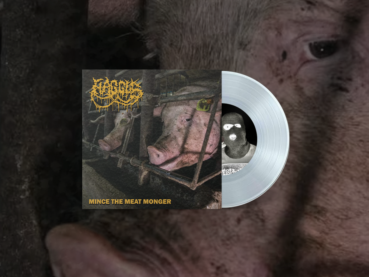Haggus - Mince The Meat Monger 7" [CLEAR]