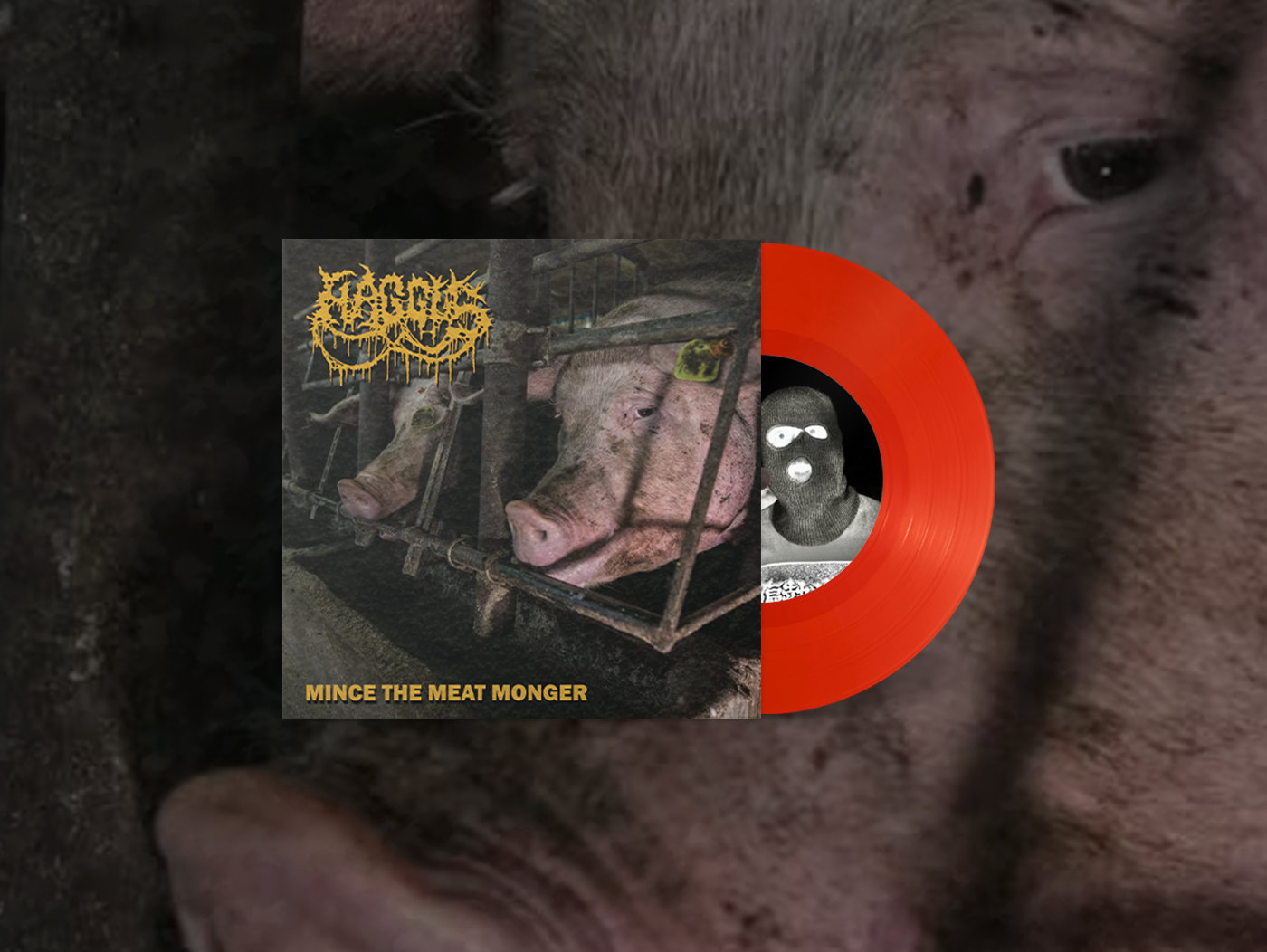 Haggus - Mince The Meat Monger 7" [RED]