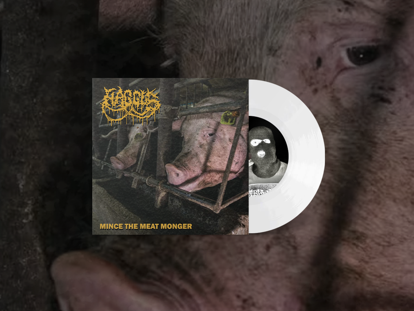 Haggus - Mince The Meat Monger 7" [WHITE]
