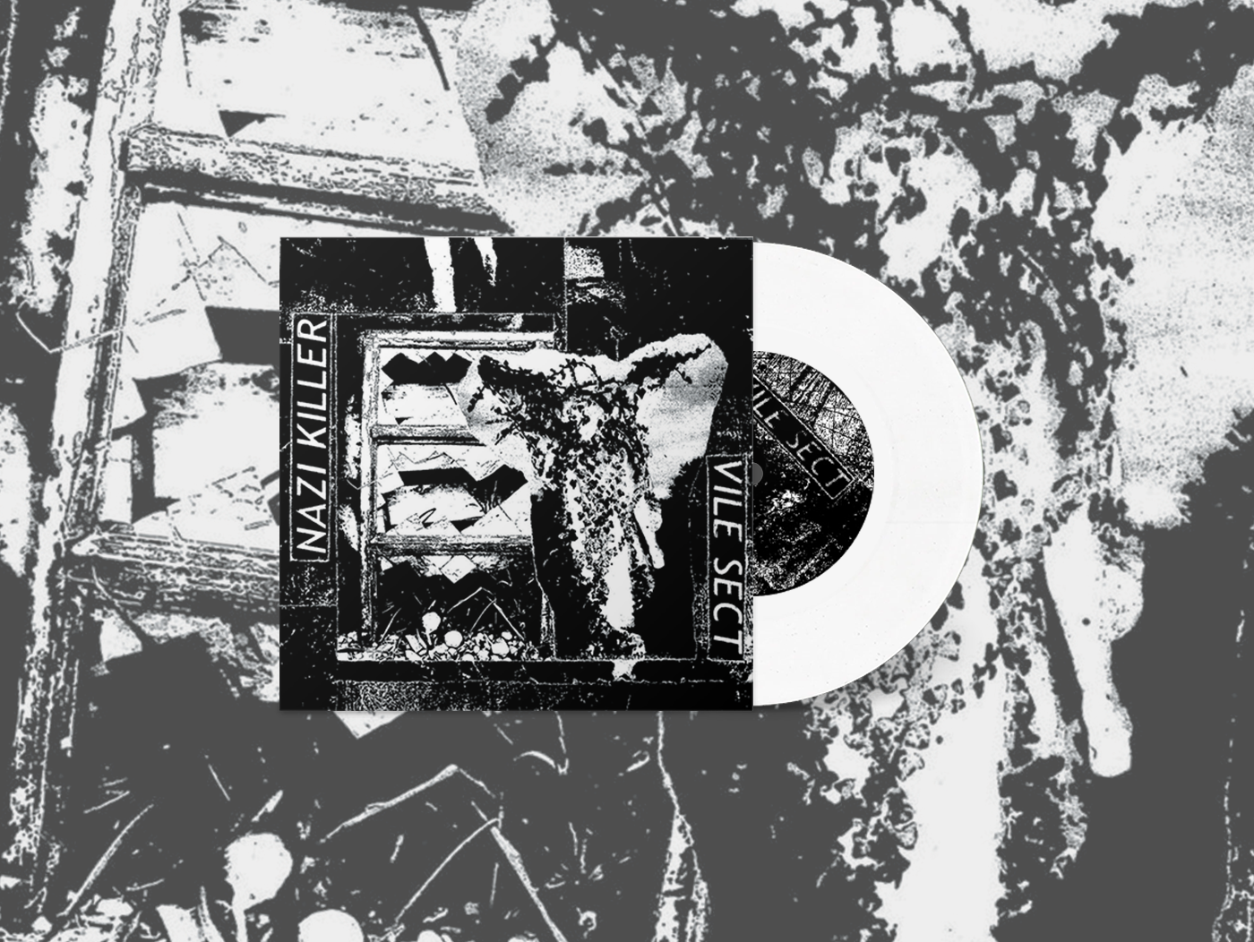 Nazi Killer / Vile Sect - Split 7" [WHITE]