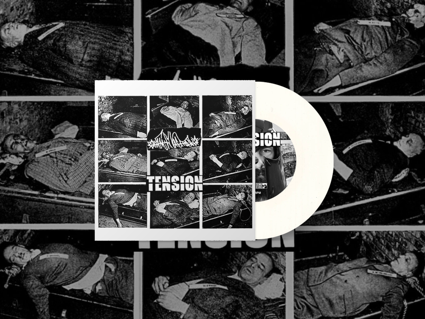 TENSION / FAMILY VACATION - Split 7" [WHITE]