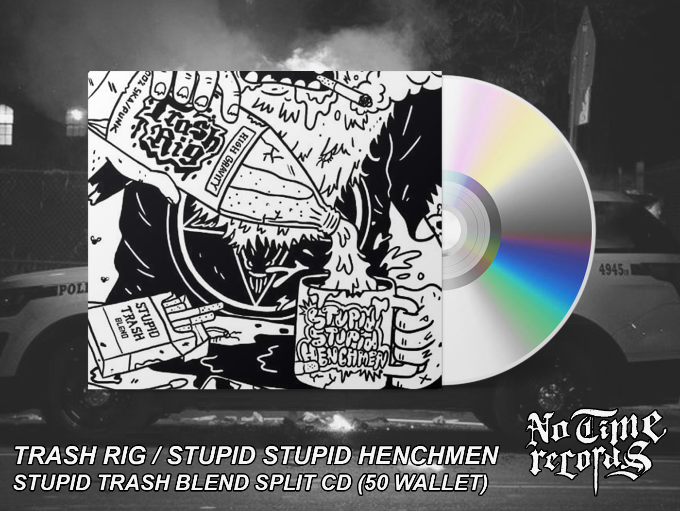 Stupid Stupid Henchmen / Trash Rig - Split CD