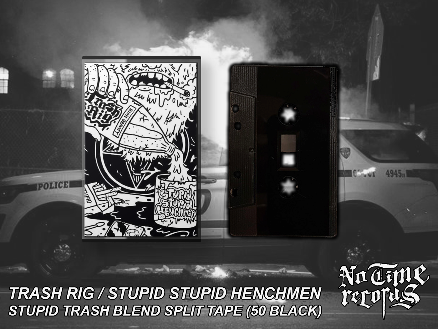 Stupid Stupid Henchmen / Trash Rig - Split Cassette
